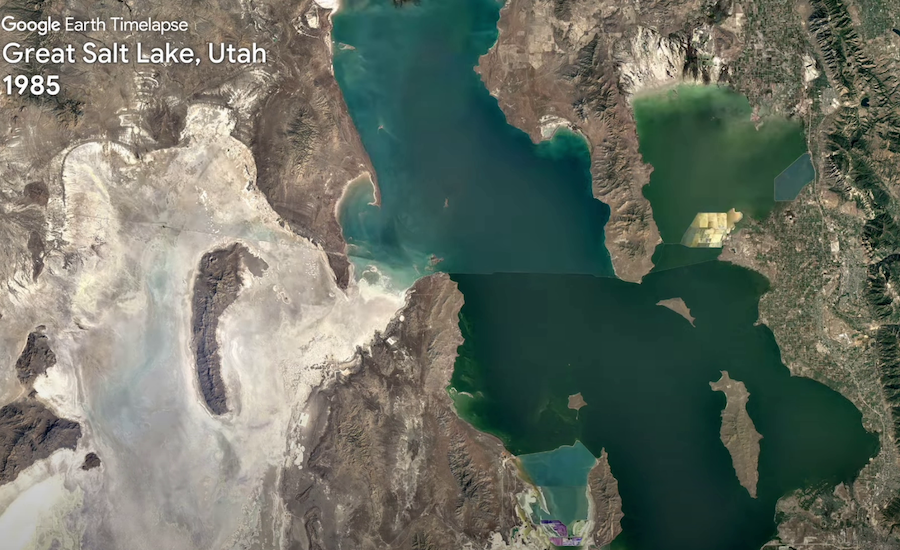 Google Earth Timelapse Image