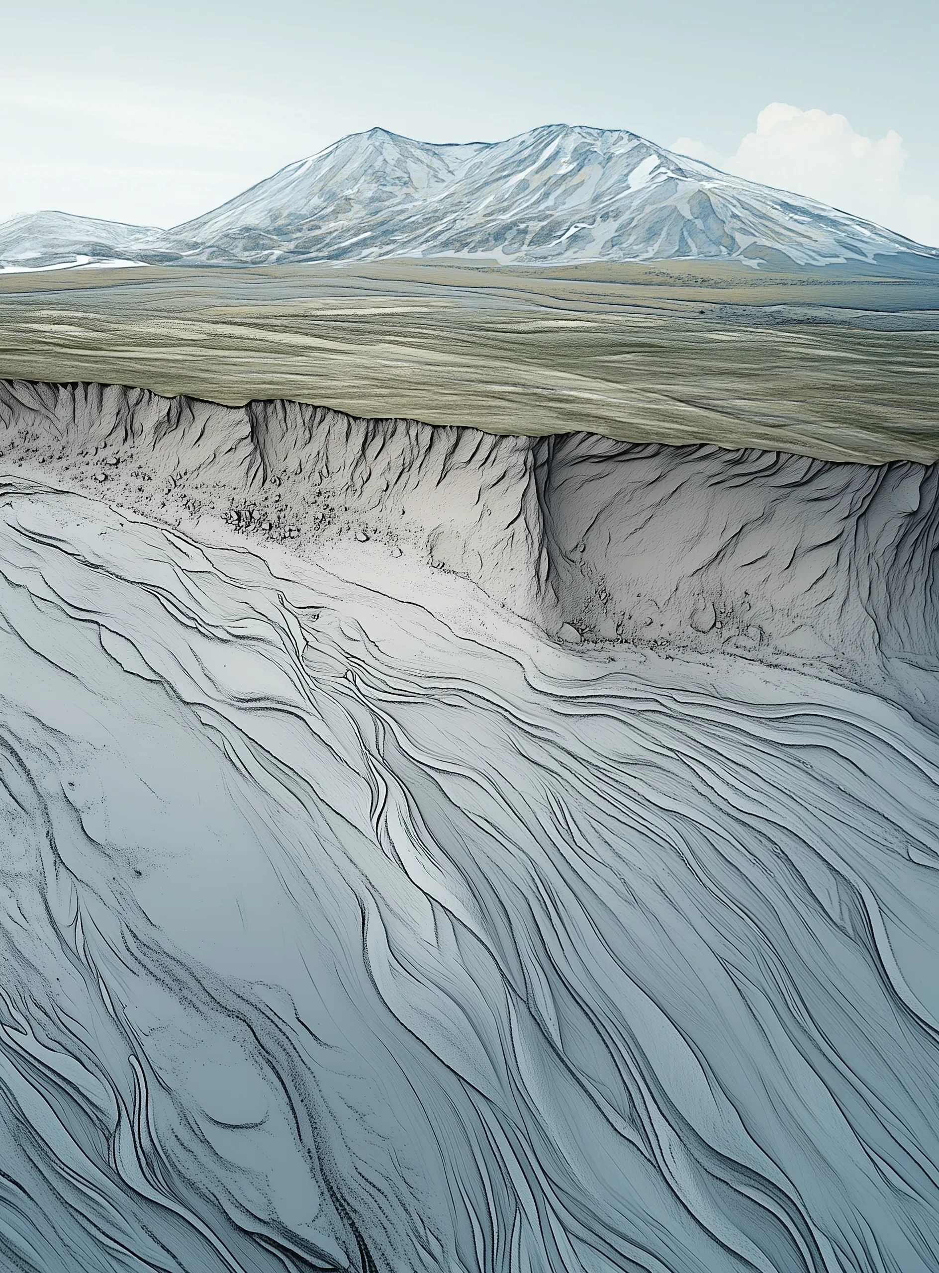 Arctic cross-section background